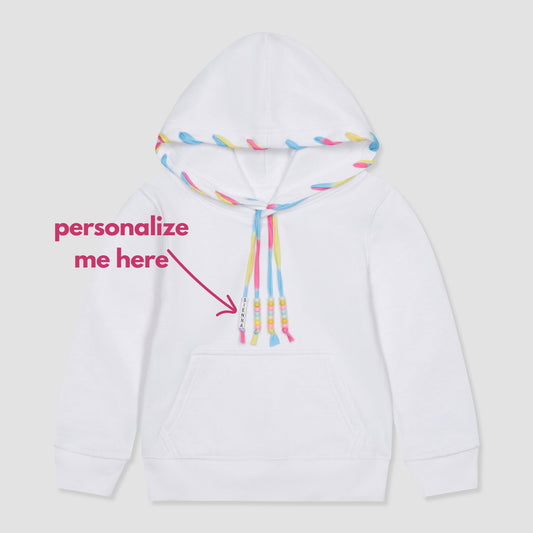 Tye Dye (yellow/pink/blue) Laced Hoodie 🏄‍♂️