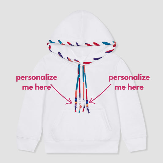 Tye Dye (blue/pink/purple) Laced Hoodie