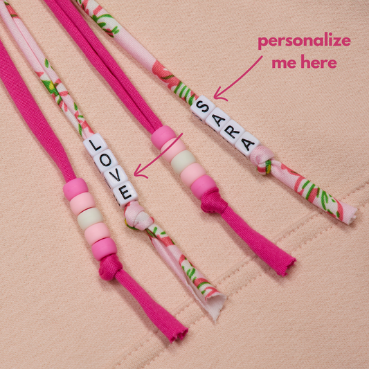 Pink and Floral Laced Hoodie🌸